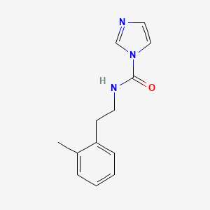molecular formula C13H15N3O B2560416 N-[2-(2-methylphenyl)ethyl]-1H-imidazole-1-carboxamide CAS No. 1087792-61-7