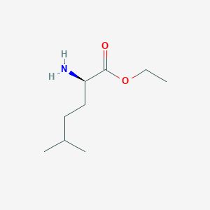 Ethyl (2R)-2-amino-5-methylhexanoate