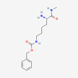 benzyl N-[(5S)-5-amino-6-(methylamino)-6-oxohexyl]carbamate