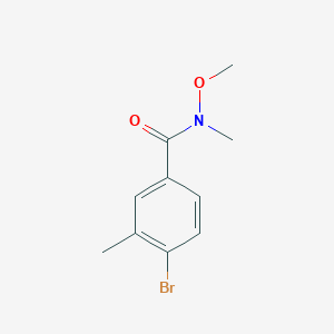 B2560483 4-bromo-N-methoxy-N,3-dimethylbenzamide CAS No. 170230-01-0