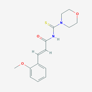 (2E)-3-(2-methoxyphenyl)-N-(morpholin-4-ylcarbonothioyl)prop-2-enamide
