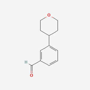 3-(Oxan-4-yl)benzaldehyde