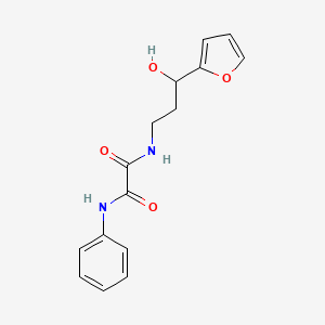 N1-(3-(furan-2-yl)-3-hydroxypropyl)-N2-phenyloxalamide