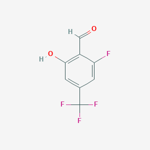 2-Fluoro-6-hydroxy-4-(trifluoromethyl)benzaldehyde