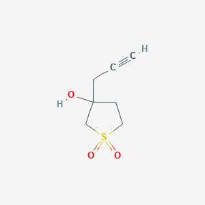 3-Hydroxy-3-(prop-2-yn-1-yl)-1lambda6-thiolane-1,1-dione