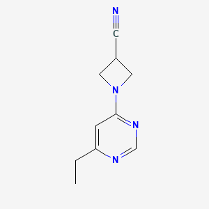 1-(6-Ethylpyrimidin-4-yl)azetidine-3-carbonitrile