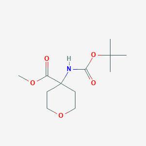 tert-Butyl 4-(methoxycarbonyl)-tetrahydro-2H-pyran-4-ylcarbamate