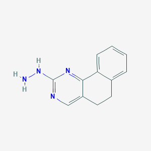 2-Hydrazino-5,6-dihydrobenzo[h]quinazoline
