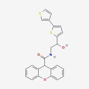 N-(2-([2,3'-bithiophen]-5-yl)-2-hydroxyethyl)-9H-xanthene-9-carboxamide