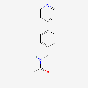 N-{[4-(pyridin-4-yl)phenyl]methyl}prop-2-enamide