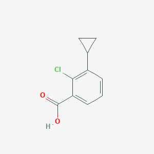 2-Chloro-3-(1-cyclopropyl)benzoic acid