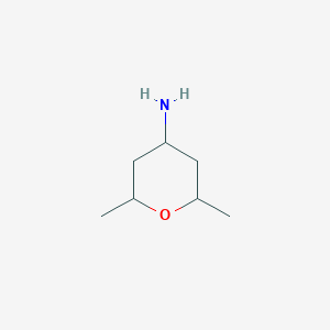 molecular formula C7H15NO B2560691 2,6-Dimethyloxan-4-amine CAS No. 496794-81-1