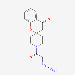 1'-(2-Azidoacetyl)-3,4-dihydrospiro[1-benzopyran-2,4'-piperidine]-4-one