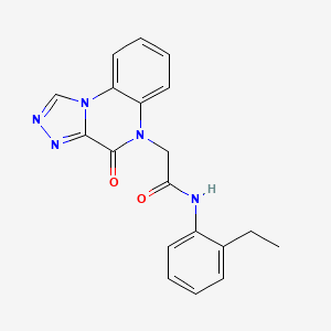 N-(2-ethylphenyl)-2-(4-oxo-[1,2,4]triazolo[4,3-a]quinoxalin-5(4H)-yl)acetamide