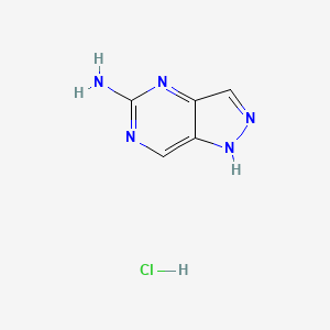 1H-Pyrazolo[4,3-d]pyrimidin-5-amine;hydrochloride