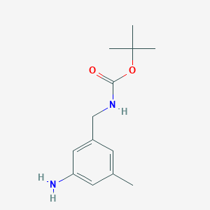 tert-butyl N-[(3-amino-5-methylphenyl)methyl]carbamate