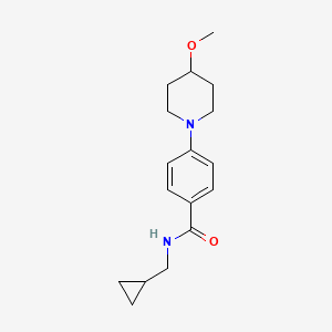 N-(cyclopropylmethyl)-4-(4-methoxypiperidin-1-yl)benzamide
