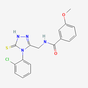 molecular formula C17H15ClN4O2S B2560808 CHEMBL3361016 