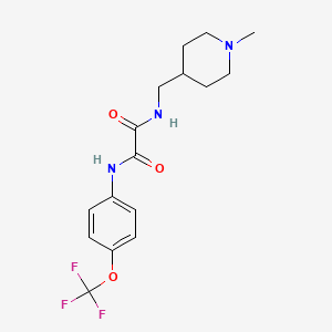 N1-((1-methylpiperidin-4-yl)methyl)-N2-(4-(trifluoromethoxy)phenyl)oxalamide