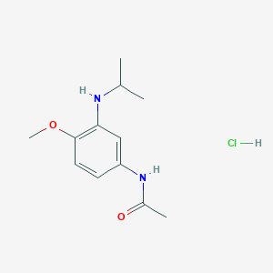N-{4-methoxy-3-[(propan-2-yl)amino]phenyl}acetamide hydrochloride