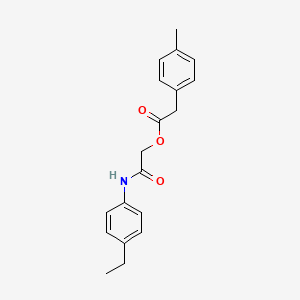 2-[(4-Ethylphenyl)amino]-2-oxoethyl (4-methylphenyl)acetate