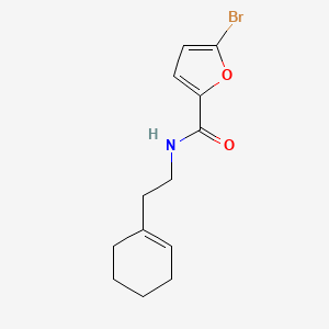 molecular formula C13H16BrNO2 B2560864 5-bromo-N-[2-(1-cyclohexen-1-yl)ethyl]-2-furamide CAS No. 356562-30-6