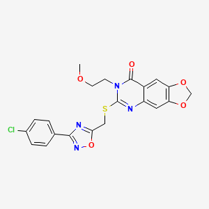 N-(4-cyanophenyl)-3-[(4-oxo-2,3,4,5-tetrahydro-1,5-benzothiazepin-7-yl)sulfonyl]propanamide
