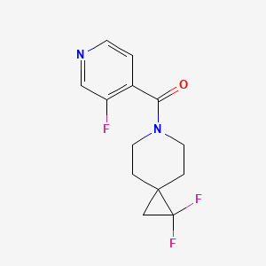(1,1-Difluoro-6-azaspiro[2.5]octan-6-yl)(3-fluoropyridin-4-yl)methanone
