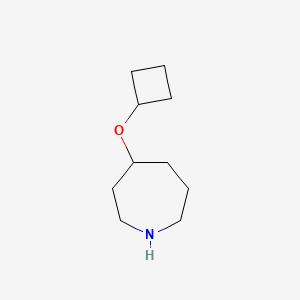 molecular formula C10H19NO B2560906 4-Cyclobutyloxyazepane CAS No. 1341936-56-8