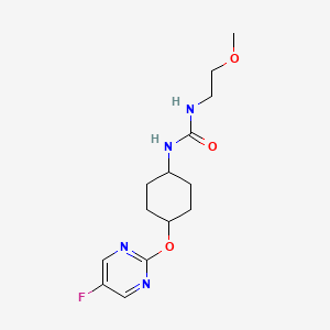 1-((1r,4r)-4-((5-Fluoropyrimidin-2-yl)oxy)cyclohexyl)-3-(2-methoxyethyl)urea