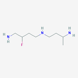 molecular formula C8H20FN3 B2560974 N1-(4-Amino-3-fluorobutyl)butane-1,3-diamine CAS No. 2137589-97-8