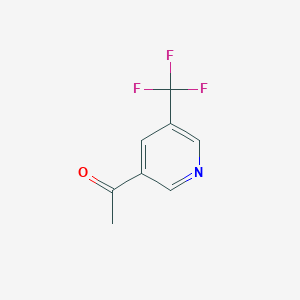 molecular formula C8H6F3NO B2560990 1-(5-(Trifluoromethyl)pyridin-3-YL)ethanone CAS No. 944904-85-2