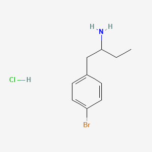 molecular formula C10H15BrClN B2560994 1-(4-Bromophenyl)butan-2-amine hydrochloride CAS No. 1379972-38-9