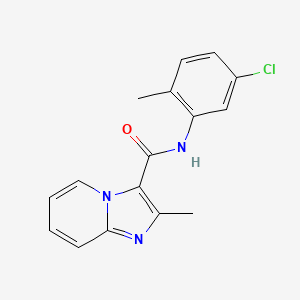 molecular formula C16H14ClN3O B2561052 N-(5-chloro-2-methylphenyl)-2-methylimidazo[1,2-a]pyridine-3-carboxamide CAS No. 478245-47-5