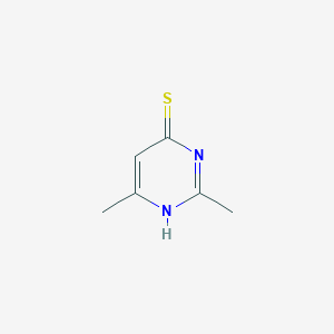 molecular formula C6H8N2S B2561117 2,6-二甲基嘧啶-4-硫醇 CAS No. 57235-36-6