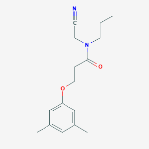 molecular formula C16H22N2O2 B2561122 N-(cyanomethyl)-3-(3,5-dimethylphenoxy)-N-propylpropanamide CAS No. 1375213-80-1