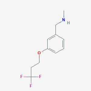 N-methyl-1-[3-(3,3,3-trifluoropropoxy)phenyl]methanamine