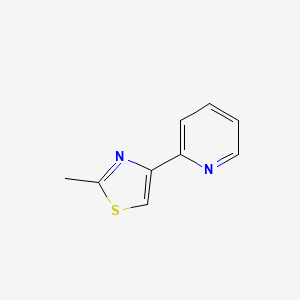 molecular formula C9H8N2S B2561145 2-甲基-4-(2-吡啶基)噻唑 CAS No. 14384-71-5