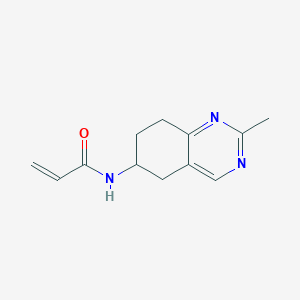 molecular formula C12H15N3O B2561168 N-(2-Methyl-5,6,7,8-tetrahydroquinazolin-6-yl)prop-2-enamide CAS No. 2196075-65-5