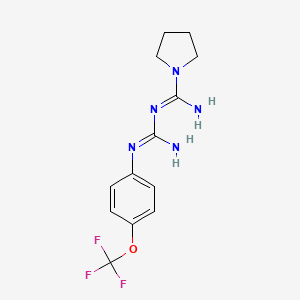molecular formula C13H16F3N5O B2561208 Unii-4G3buv6zsk CAS No. 1422365-93-2
