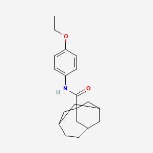 N-(4-ethoxyphenyl)tricyclo[4.3.1.1~3,8~]undecane-1-carboxamide