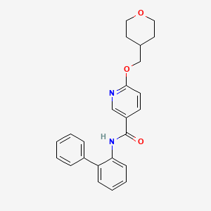N-([1,1'-biphenyl]-2-yl)-6-((tetrahydro-2H-pyran-4-yl)methoxy)nicotinamide