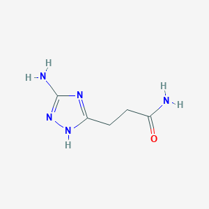 3-(3-amino-1H-1,2,4-triazol-5-yl)propanamide