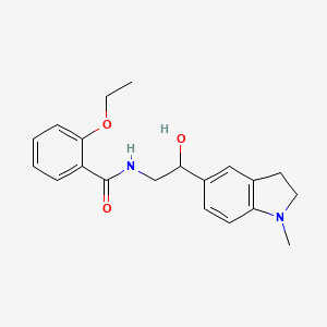 molecular formula C20H24N2O3 B2561297 2-ethoxy-N-(2-hydroxy-2-(1-methylindolin-5-yl)ethyl)benzamide CAS No. 1705037-11-1