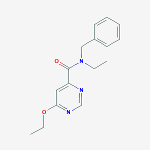 N-benzyl-6-ethoxy-N-ethylpyrimidine-4-carboxamide