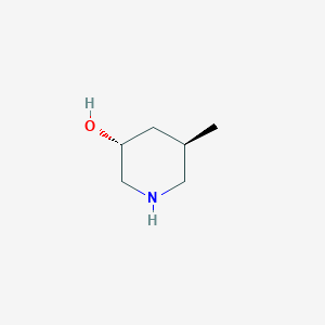 molecular formula C6H13NO B2561321 trans-5-Methylpiperidin-3-OL CAS No. 1354392-05-4