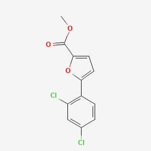 molecular formula C12H8Cl2O3 B2561349 Methyl-5-(2,4-dichlorophenyl)-2-furoate CAS No. 764657-69-4