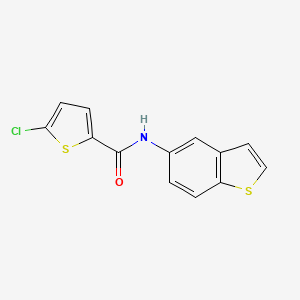 N-(1-benzothiophen-5-yl)-5-chlorothiophene-2-carboxamide