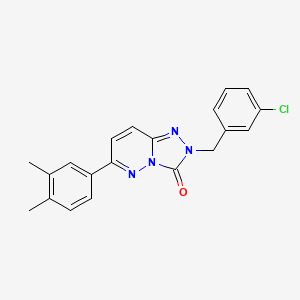 B2561516 2-(3-chlorobenzyl)-6-(3,4-dimethylphenyl)-[1,2,4]triazolo[4,3-b]pyridazin-3(2H)-one CAS No. 1251694-29-7