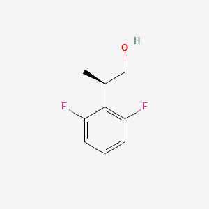 molecular formula C9H10F2O B2561592 (2R)-2-(2,6-Difluorophenyl)propan-1-ol CAS No. 2248200-60-2